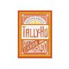 Tally-Ho Autumn Circle Back Playing Cards, Orange