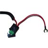 Octane Lighting 4-Headlight Relay Wiring Harness H4 Headlamp Light Bulb Ceramic Socket Plugs Set