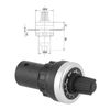 10k Potentiometer Panel Mount VSD VFD Rotary Potentiometer Inverter Converter Potentiometer Switch for Variable Speed Drive Invert