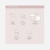 mslash mono bottle square rose