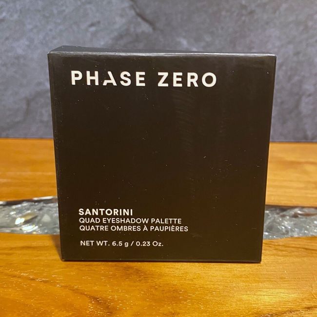 NEW Phase Zero Quad Eyeshadow Palette SANTORINI 6.5g Matted and Shimmer Shades