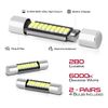 4pcs 6000K White 29MM LED Vanity Mirror Light Bulbs for 2011-2021 Dodge Durango