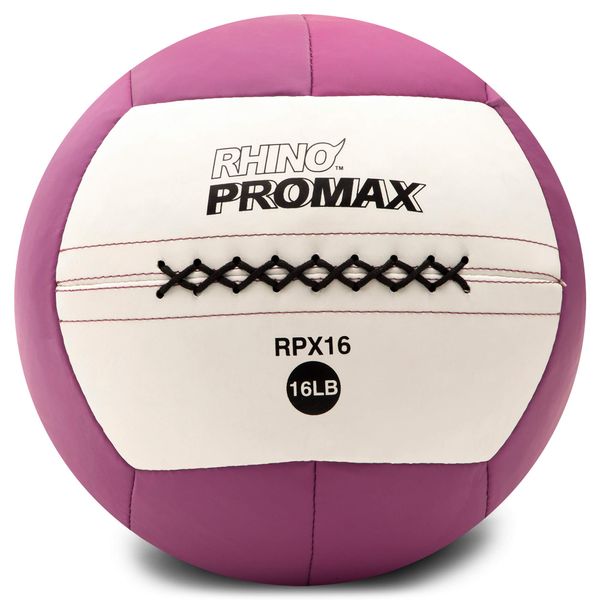 Champion Sports RPX16 Rhino Promax Slam Balls, 16 lb, Soft Shell with Non-Slip Grip, Medicine Wall Exercise Ball for Weightlifting, Plyometrics, Cross Training, & Home Gym Fitness