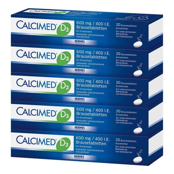 CALCIMED D3 600 mg/400 I.E. Brausetabletten 100 St