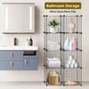 Wire Cube Storage 8-Cube Storage Organizer Bins Wire Shelving Modular Bookshelf