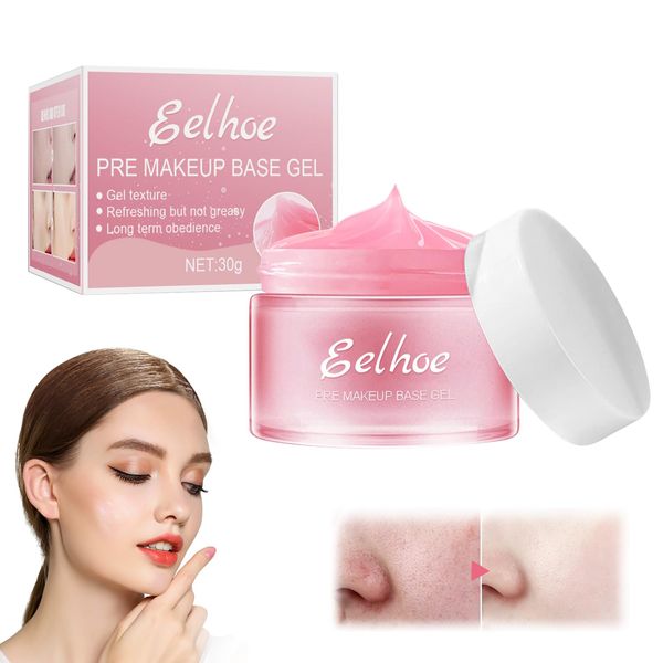 Face Makeup Primer Cream,Pore Shrink Cream,Pore Primer Gel Creme,Poren Verkleinern Creme,Pores Face Primer,Make-Up Basis Cream,Feuchtigkeitsspendende Grundierung,30g