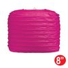 Beistle Square Cerise Paper Lanterns