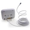1aTTack.de Patch cable - 5m Ethernet, network, LAN cable CAT6a (for gigabit networks, routers, switches, modems with RJ45 input - white)