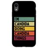 iPhone XR I'm Candida Doing Candida Things Funny Custom Name Smartphone Case