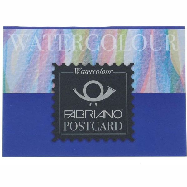 Fabriano Watercolour Postcards Pad - 20 sheets - 300gsm White Paper