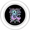 Dungeons & Dragons Pastel Gradient Ampersand Logo PopSockets MagSafe PopGrip for iPhone
