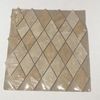 Beige Tan Diamond Tile Sheet Backsplash Kitchen Mosaic Bathroom 12" x 13.5"