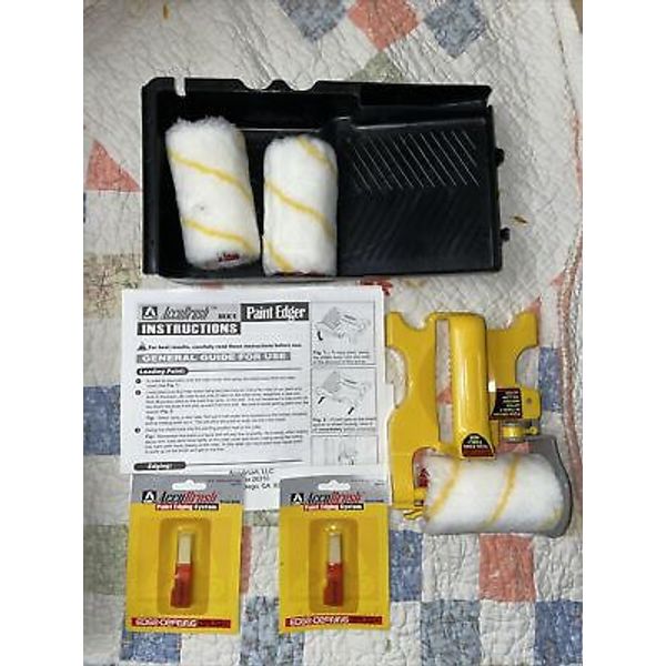 Accubrush MX Paint Edger  kit Rollers are washable reusable New