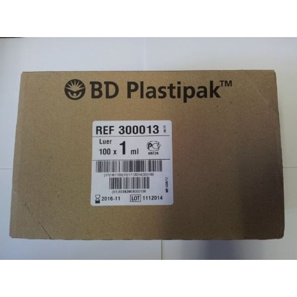 1ML PLASTIPAK BX 100