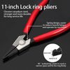 LEONTOOL C-Ring Pliers No Hole For Axes Precision Snap Ring Pliers Split Ring Pliers E-Ring Pliers Locking Ring Pliers Removal Tool C Type Concentric Retaining Ring Dedicated Tool C Clip Axle Ring