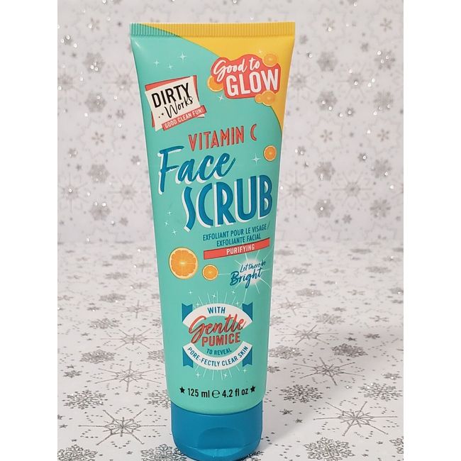 Dirty Works Vitamin C Purifying Face Scrub with Gentle Pumice 4.2 fl oz