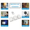 TEKLECTRIC Indoor Remote Control Outlet with 2 Grounded Plugs, 80 FT Range