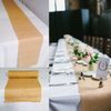 10 pack Burlap Table Runner 14" x 72" 100% JUTE BURLAP TABLE DECOR WEDDING