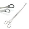 One Piece of Sponge Forceps 10" Curved