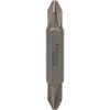 Bosch 2607001740 Screwdriver Bit Double, Ph 2-Ph 2, 45mm Length, Blue