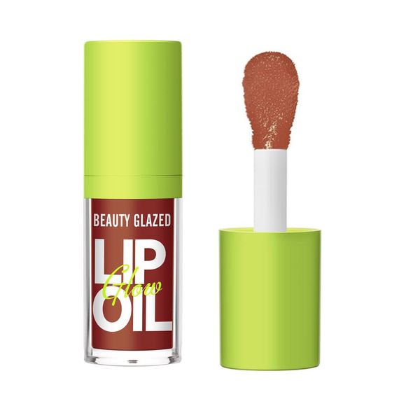 Big Brush Head Pink Lip Gloss Moisturizing Jelly Lip Gloss Oil Long Lasting Liquid Lipsticks Non-stick Cup Lip Tint Lip Glaze Fresh Texture Lip Gloss (#108)