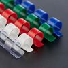 FOSHISY Plastic Binding Combs 21 Ring A4 8mm Comb Binding Spines, 40 Sheet Capacity, Pack of 100, Assorted Colours