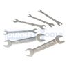 Dunnet Tools 6 Piece Midget Spanner Set Precision Open Ended Midget 0ba - 11ba with Case Ba Standard Spanner Sets Wrench Set Hand Tools Radiator Spanner Tool Kit