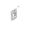 Zodiac Champlain Plastics R0590003 Manifold Backplate for Model 260 JXi Heater