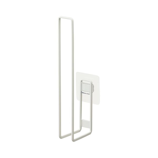 Yamazaki 5989 Film Hook, Toilet Paper Holder, White, Main Unit: Approx. W 1.5 x D 2.9 x H 9.8 inches (3.7 x 7.3 x 25 cm) (not including film hooks), Tower Easy to Remove, Toilet Paper Storage