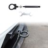 Black Front Bumper Trailer Ring Eye Towing Tow Hook Screw For Corvette C8
