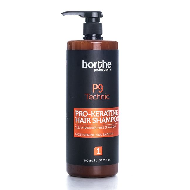 Borthe Profesyonel Keratin Sonrası Saç Bakım Şampuanı 1100 ml