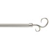 Levolor Kirsch 58725.012 5/8-Inch Diameter 48 to 84-Inch Width Scroll Rod Set, Satin Nickel
