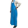KLEEN HANDLER Waterproof TPU Bib Apron with Adjustable Neck, Blue, 7.8 Mil
