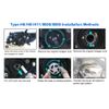4Pcs H7 LED Headlight Combo Bulbs Kit High + Low Beam 6500K Super White Bright