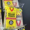 12 Traps VICTOR Easy Set Mouse Trap Catch Mice Wood Base - New