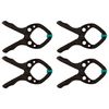 wolfcraft microfix Spring Clamp Set, 4 pcs. I 3432000 I for Universal use, Especially Suitable for Model Makers