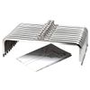 starPG 18cm Square Hole Tip Drop-in Silver Pattern Handmade Parts(10 Pack)