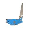 ARIAT G10 Serrated Blade Folding Knife, Blue, 3" Blade (Medium)
