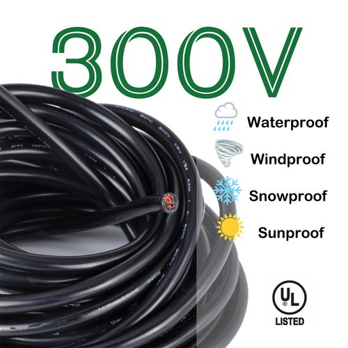 Comdourt 18 Gauge 2 Conductor Electrical Wire - 20FT Pure Copper Cable 300V for Automotive LED Lamp Lighting Wire