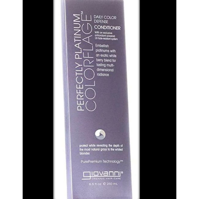 NEW Giovanni Perfectly Platinum CONDITIONER Colorflage Daily Color Defense 8.5OZ