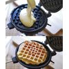 S'more Waffle Waffle Maker, Camping, Open Fire, Waffle Plate, BBQ, Outdoor (Black)