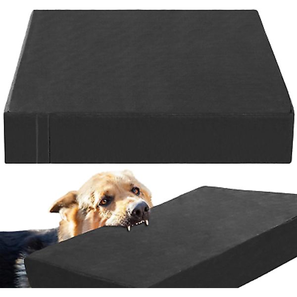 MABOZOO Chew Proof Dog Bed, 3.5'’ Extra Thick Indestructible Tough Pet Bed Dog