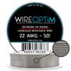 WIREOPTIM - 22 AWG - Nichrome 80 Resistance Wire - 50 Feet