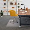 Floortex PVC Rect Chair Mat for Carpets Clear Size 45 x 53 inch