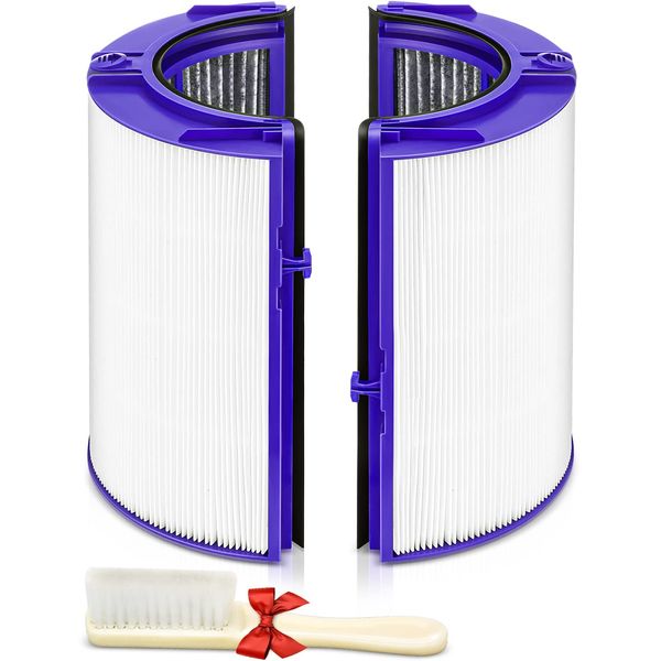 Dyson HP07 TP07 DP04 TP04 HP04 PH04 PH01 PH02 PH03 PH04 HP06 TP06 HP09 TP09 Filter Integrated Recycled Glass hepa Activated Carbon Filter [Ag] Antibacterial, Deodorizing, Pollen Prevention,