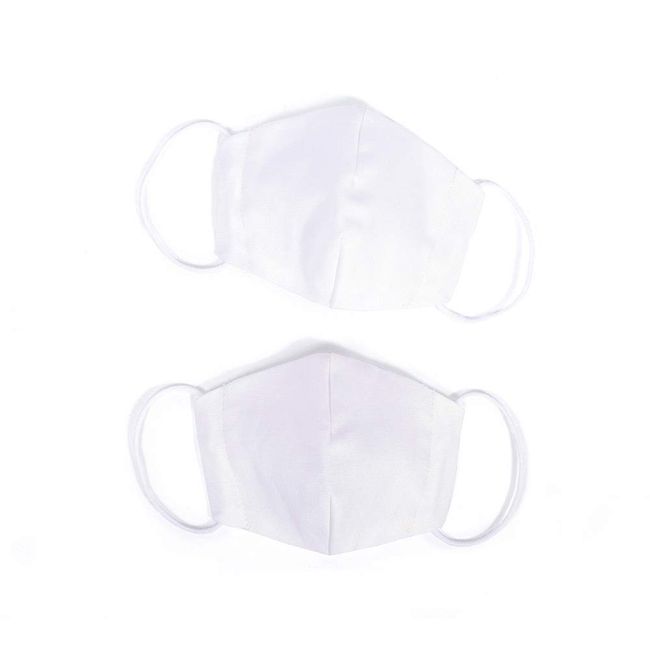 N5324662 Children's Mask Unisex Antibacterial Fabric Elementary School Pollen Set of 2 Ox/Off White Colorful Candy Style