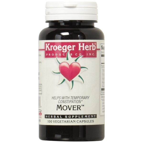 Kroeger Herb Mover Vegetarian Capsules, 100 Count