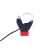 LANTRO JS Universal Dirt Bike Switch, Momentary (Button) Switch, Red, ON-NONE-ON Operation, 22mm Handlebar