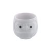 Tableware East Guinomi Daruma Lucky Charm Mino Ware White