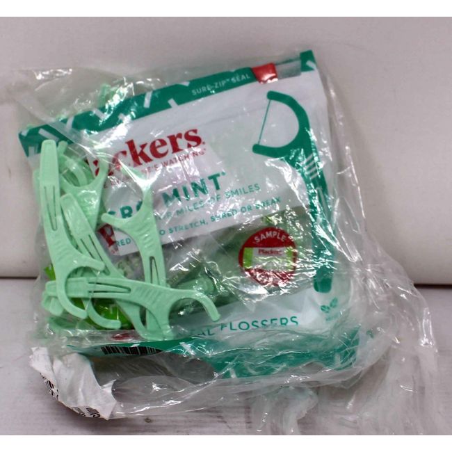 Plackers Micro Mint Floss Picks 90 Count (Distressed Packaging)